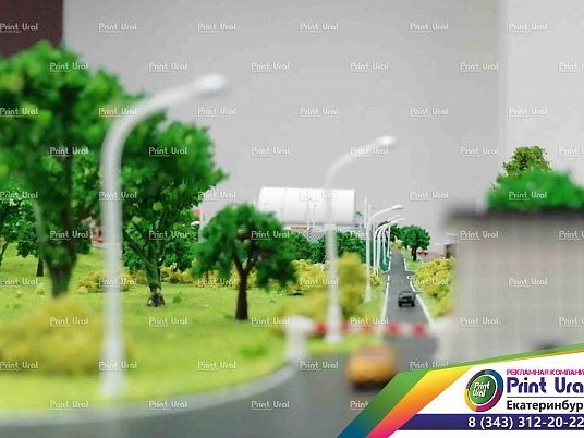 Макет спортивного комплекса