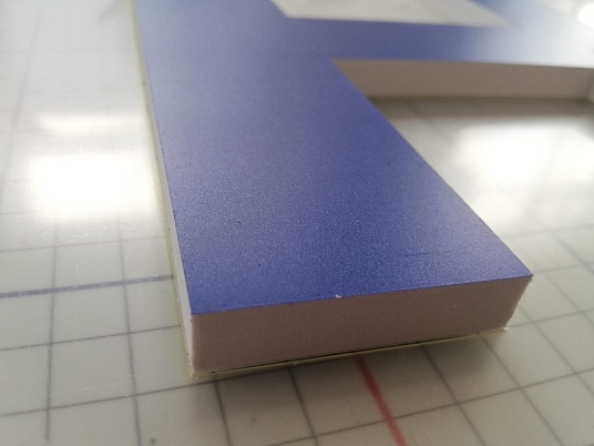 Буквы из пластика