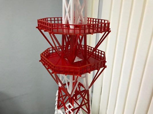 Изготовление макета телевышки.