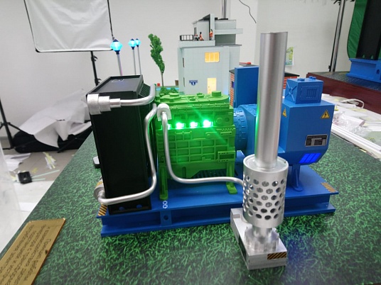 Макет дизельной электростанции