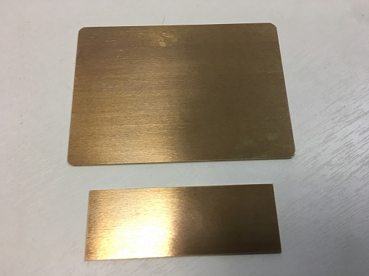 Изготовление шильдиков из металла (латунь, алюминий)
