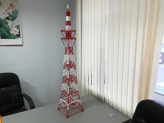 Изготовление макета телевышки.