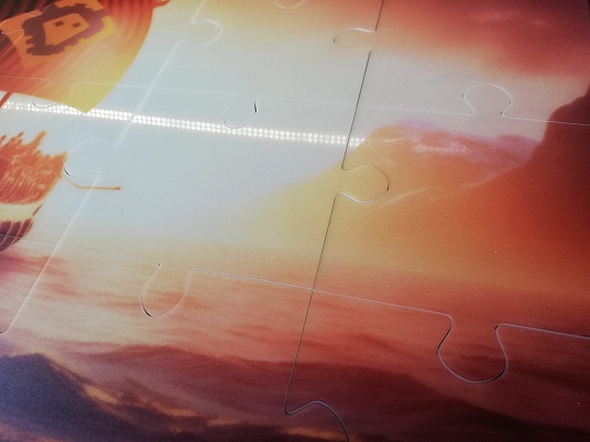 Пазл на молочном оргстекле