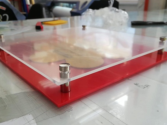 Объемная табличка, двухъярусная табличка