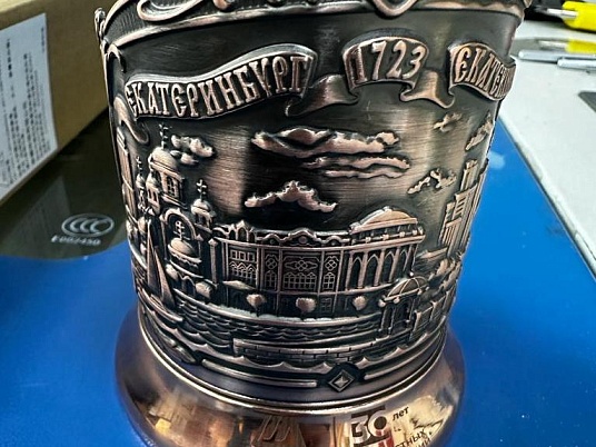 Гравировка на подстаканниках